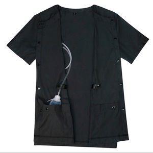 3-Item bundle includes 3 SUCONBE Post Mastectomy Surgery Recovery Shirt Black XL